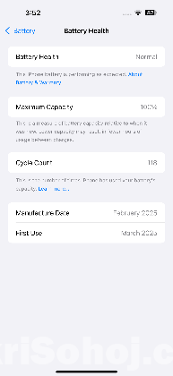 Apple Iphone 16 pro max 256